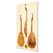 Queen Elizabeth I lute by John Rose, 1580, from 'M canvas prints