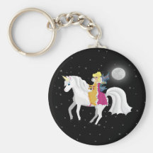 Queen Faery and Unicorn Key Chains