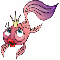 Queen Fish Photo Cut Out