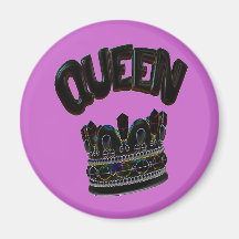 queen.glowrainbow magnet