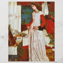 Queen Guinevere By William Morris (Best Quality) Full Color Flyer