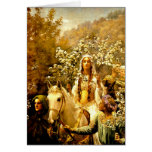 Queen Guinevere's Maying Card