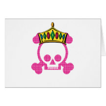 Queen king skull cards