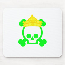 queen king skull mouse pads