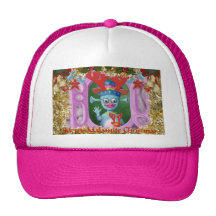 Queen Mabel & Cedric. Merry Christmas! Trucker Hat