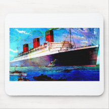 QUEEN MARY 2 MOUSE PAD