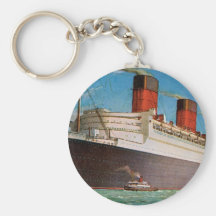 Queen Mary de la ligne blanche d'étoile de Cunard Porte-clef