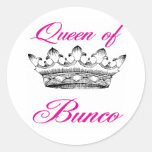queen of bunco sticker