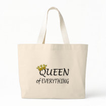 Queen Of Everything Crown Canvas Bag