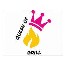 Queen of Grill Post Cards