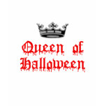 Queen of Halloween t-shirts