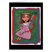 Queen of Hearts Fairy - all-occasion cards