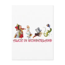 QUEEN OF HEARTS, MAD HATTER & BILL THE LIZARD