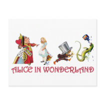 QUEEN OF HEARTS, MAD HATTER & BILL THE LIZARD