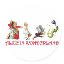QUEEN OF HEARTS, MAD HATTER & BILL THE LIZARD