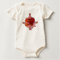 Queen of Hearts Organic Infant Onesie/Creeper t-shirts