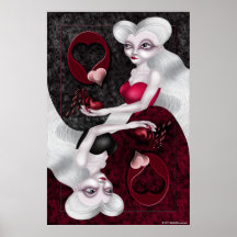 Queen of Hearts Print