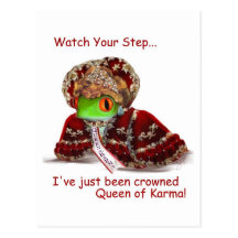 Queen of Karma Postcards