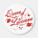 Queen of Louisiana Refrigerator Magnets