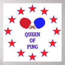 Queen of Ping Pong Posters