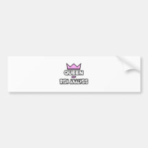 Queen of Risk Analysis Bumper Sticker
