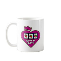 QUEEN OF SLOTS COFFEE MUGS