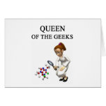QUEEN of the geeks Cards