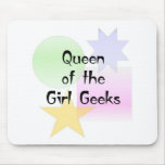 Queen of the Girl Geeks mousepads