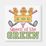 Queen of the Green Golf Magnet