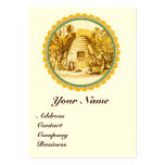 QUEEN OF THE HONEY BEES  IN SKEP / BEEKEEPER BUSINESS CARDS