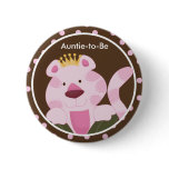 QUEEN OF THE JUNGLE Baby Shower Button