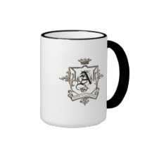 QUEEN of the Kitchen monogramed cup Mugs