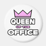 Queen of the Office Fridge Magnet