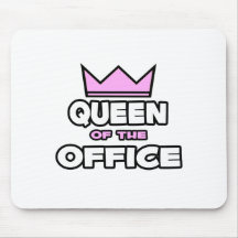 Queen of the Office Mousepads