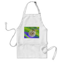 Queen Paper Wasp Tending to Her Nest Apron