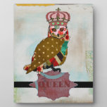 Queen Rose Owl Vintage  Plaque plaques