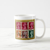 Queen stamp mug