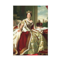 Queen Victoria Portrait Stretched Canvas Prints