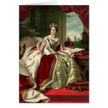 Queen Victoria Portrait Greeting Cards