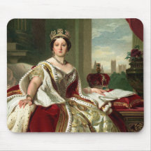 Queen Victoria Portrait Mouse Pads