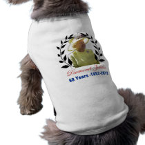 Queens Diamond Jubilee 60 Years Dog Shirt