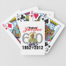 Queens Diamond Jubilee Playing Cards