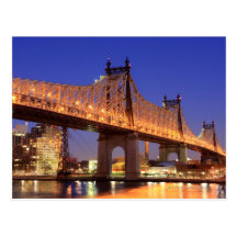 Queensboro Bridge and the East River Post Card