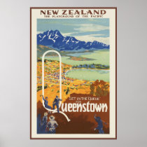 Queenstown New Zealand Posters