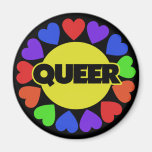 Queer Gay pride Refrigerator Magnet
