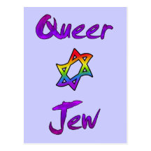 Queer Jew Postcard