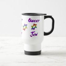 Queer Jew Travel Mugs