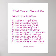 Quel Cancer ne peut pas faire la copie d'affiche d