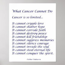 Quel Cancer ne peut pas faire la copie d'affiche d