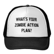 Quel est votre plan d'action de zombi ? casquette de camionneur